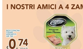 Vivo Supermercati Cesar Cibo per cani offerta
