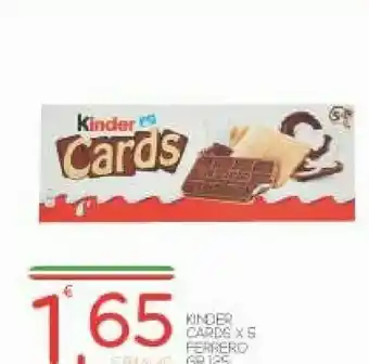 Vivo Supermercati Ferrero Ferrero - Kinder Cards offerta