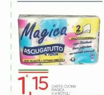 Vivo Supermercati Magica Carta Cucina 4 Rotoli offerta
