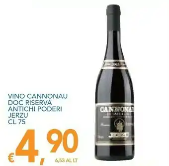 Vivo Supermercati Antichi poderi jerzu Vino rosso offerta