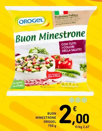 Spazio Conad BUON MINESTRONE OROGEL 750 g offerta