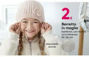 Pepco Berretto In Maglia Bambina offerta