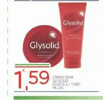 Vivo Supermercati Glysolid Crema Mani 100 Ml offerta