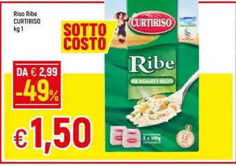 Famila Superstore Riso Ribe CURTIRISO kg 1 offerta