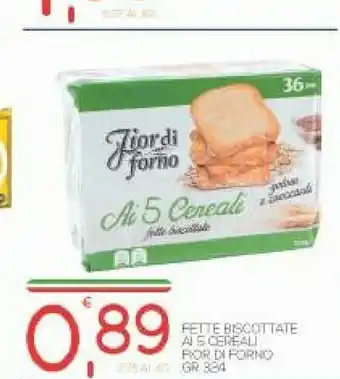 Vivo Supermercati Fior Di Forno - Fette Biscottate Ai 5 Cereali 324 G(ml) offerta