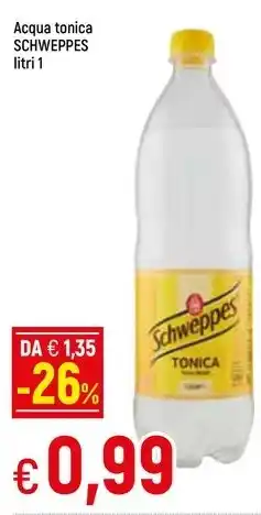 Famila Superstore Acqua tonica SCHWEPPES litri 1 offerta