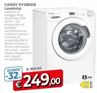 Famila Superstore CANDY EY1281DE Lavatrice offerta