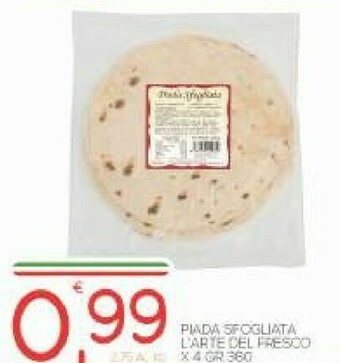 Vivo Supermercati L'arte del fresco Piadine offerta