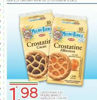 Vivo Supermercati Mulino Bianco Crostatine Albicocca 400 G(ml) offerta
