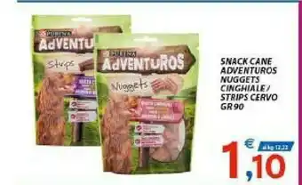 Vivo Supermercati Purina Snack Cane Adventuros Nuggets Cinghiale offerta