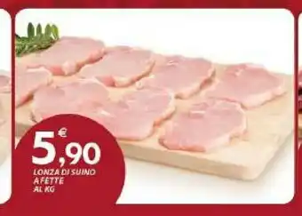 Vivo Supermercati Lonza Di Suino A Fette offerta