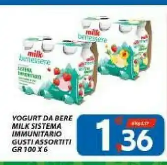 Vivo Supermercati Milk Yogurt Da Bere Sistema offerta