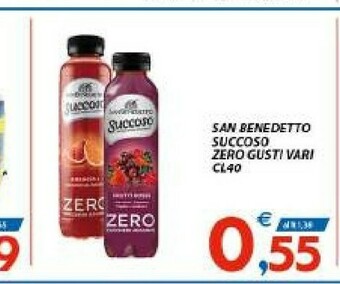 Vivo Supermercati San Benedetto Succoso Zero offerta