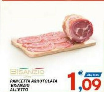 Vivo Supermercati Bisanzio Pancetta Arrotolata offerta