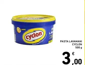 Spazio Conad PASTA LAVAMANI CYCLON 500 g offerta