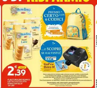 Vivo Supermercati Mulino Bianco Flauti Stracciatella 280 G(ml) offerta