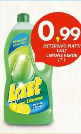 Vivo Supermercati Last Detersivo Piatti Limone Verde offerta