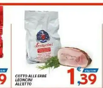 Vivo Supermercati Leoncini Cotto Alle Erbe offerta