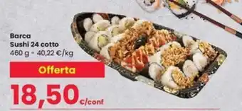 Interspar Barca Sushi 24 cotto 460 g offerta
