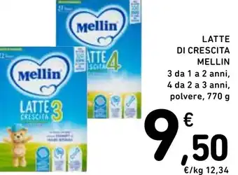 Spazio Conad LATTE DI CRESCITA MELLIN 770 g offerta