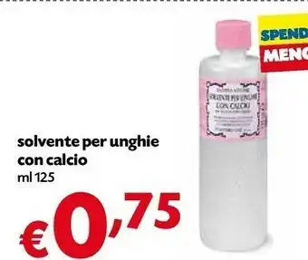Solvente Per Unghie Con Calcio 125 Ml