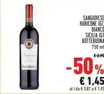 Conad Bottebuona Sangiovese 750 G(ml) offerta