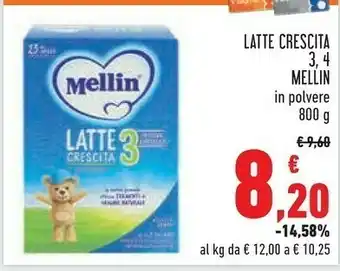 Conad Mellin Latte Crescita 3 offerta