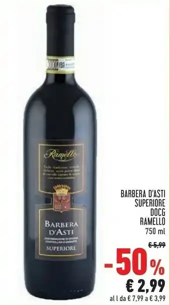 Conad Ramello Barbera D'asti Superiore Docg offerta