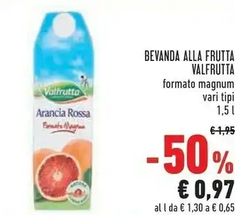Conad Valfrutta Arancia Rossa 1500 G(ml) offerta