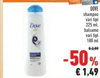 Conad Dove Shampoo, Balsamo offerta