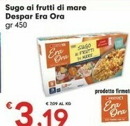 Despar Despar - Era Ora Sugo Ai Frutti Di Mare 450 G(ml) offerta