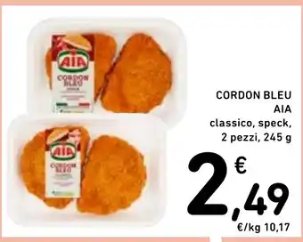 Spazio Conad CORDON BLEU AIA classico, speck, 2 pezzi, 245 g offerta