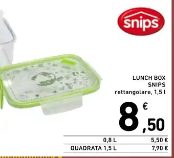 Spazio Conad LUNCH BOX SNIPS rettangolare, 1,5 l offerta