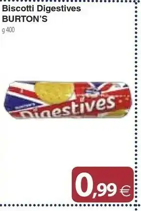 Docks Cash&Carry Burton's Biscotti Digestives offerta