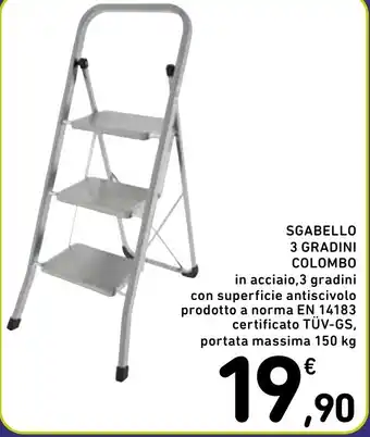 Spazio Conad SGABELLO 3 GRADINI COLOMBO offerta