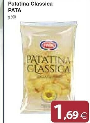 Docks Cash&Carry Snack pata Patatina Classica 500 G offerta