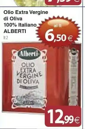 Docks Cash&Carry Alberti Olio Extra Vergine Di Oliva 100% Italiano offerta