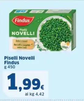 Sigma Piselli Novelli Findus g 450 offerta
