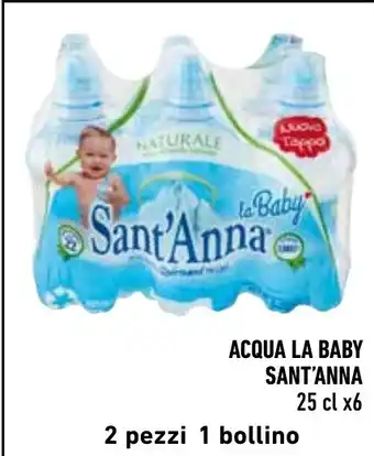 Spazio Conad ACQUA LA BABY SANT'ANNA 25 cl x6 offerta