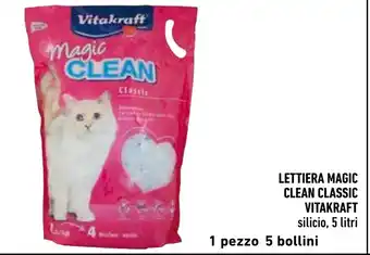 Spazio Conad LETTIERA MAGIC CLEAN CLASSIC VITAKRAFT silicio, 5 litri offerta
