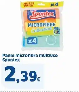 Sigma Panni microfibra multiuso Spontex offerta
