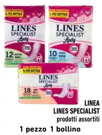 Spazio Conad LINEA LINES SPECIALIST prodotti assortiti offerta
