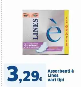 Sigma Assorbenti è Lines vari tipi offerta