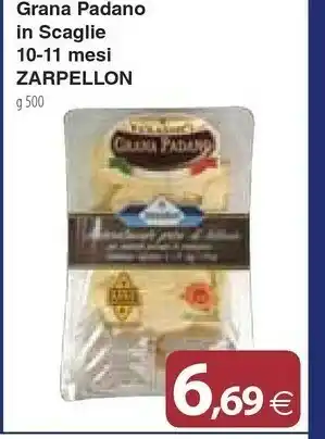 Docks Cash&Carry Zarpellon Grana Padano In Scaglie 10-11 Mesi offerta