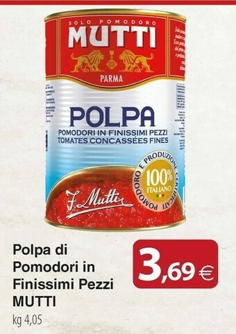 Docks Cash&Carry Mutti Pomodori pelati offerta