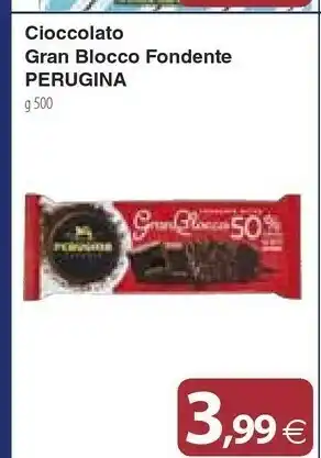 Docks Cash&Carry Perugina Perugina - Gran Blocco Fondente Extra 50% Cacao Gusto Intenso 500 g(ml) offerta