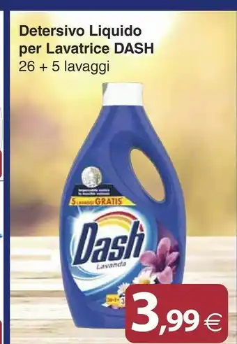 Docks Cash&Carry Dash Detersivo lavatrice offerta