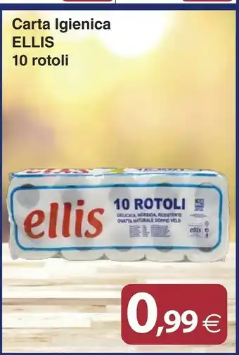 Docks Cash&Carry Ellis Carta Igienica 10 Rotoli offerta