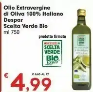 Eurospar Despar Olio Extravergine Di Oliva offerta
