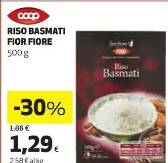 Coop Coop Riso Basmati Fior Fiore offerta